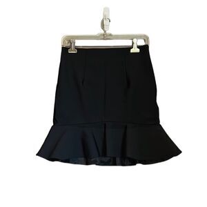 3 for $30! Kookaï black peplum skirt. Size 38